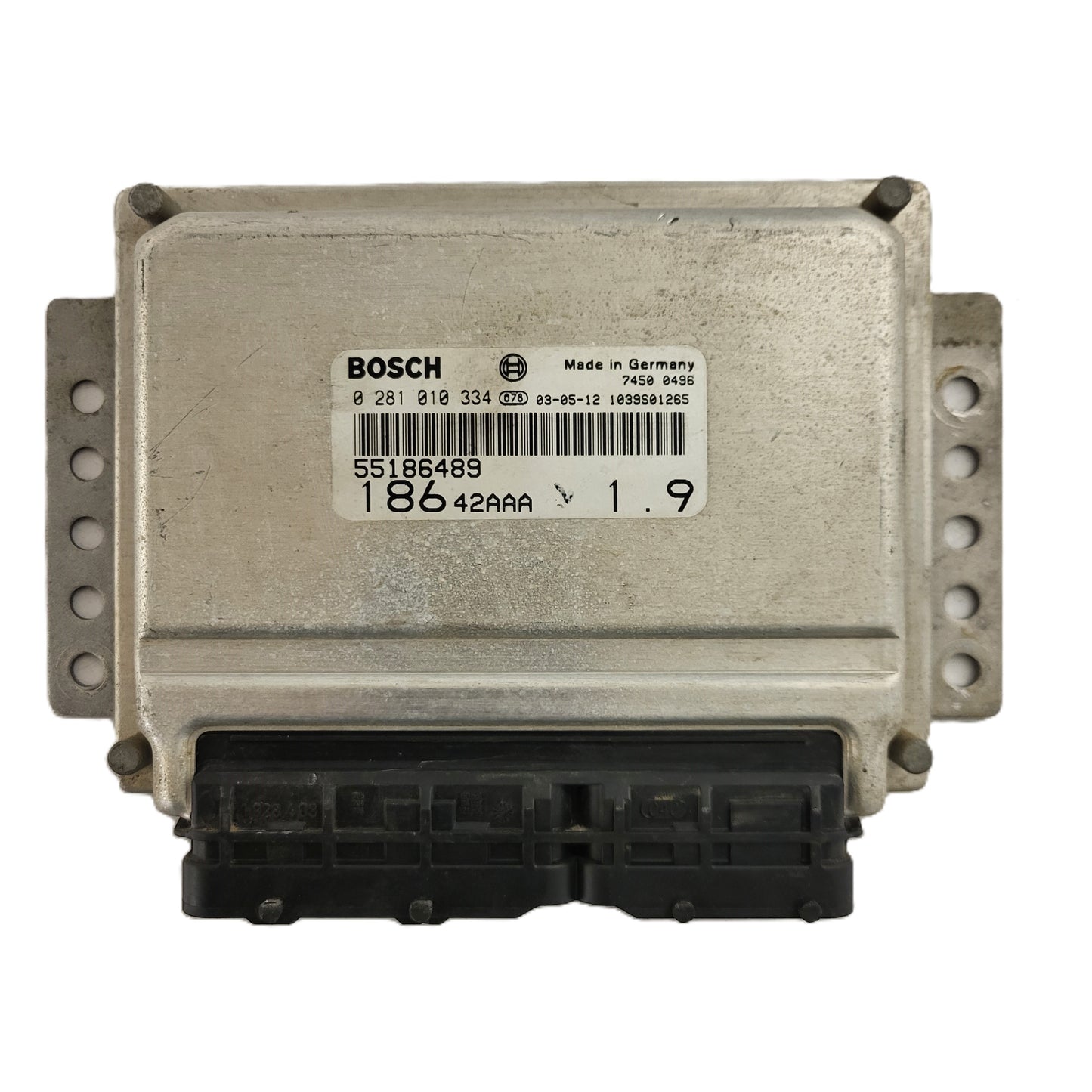 FIAT MULTIPLA ECU / 0281010334 / 55186489 / BOSCH
