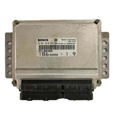FIAT MULTIPLA ECU / 0281010334 / 55186489 / BOSCH
