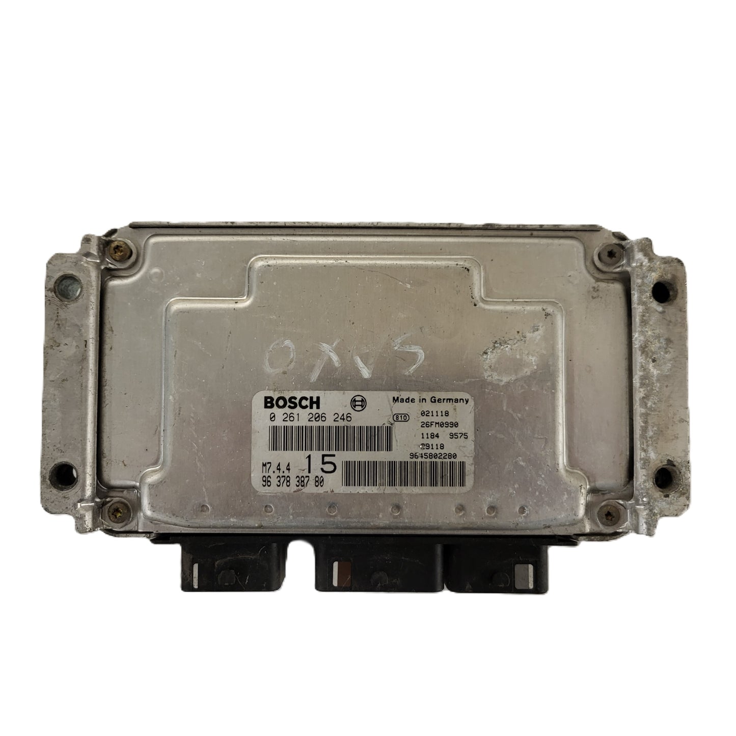 Peugeot Citroen ECU / 0261206246 / M7.4.4 / 9637838780 / BOSCH