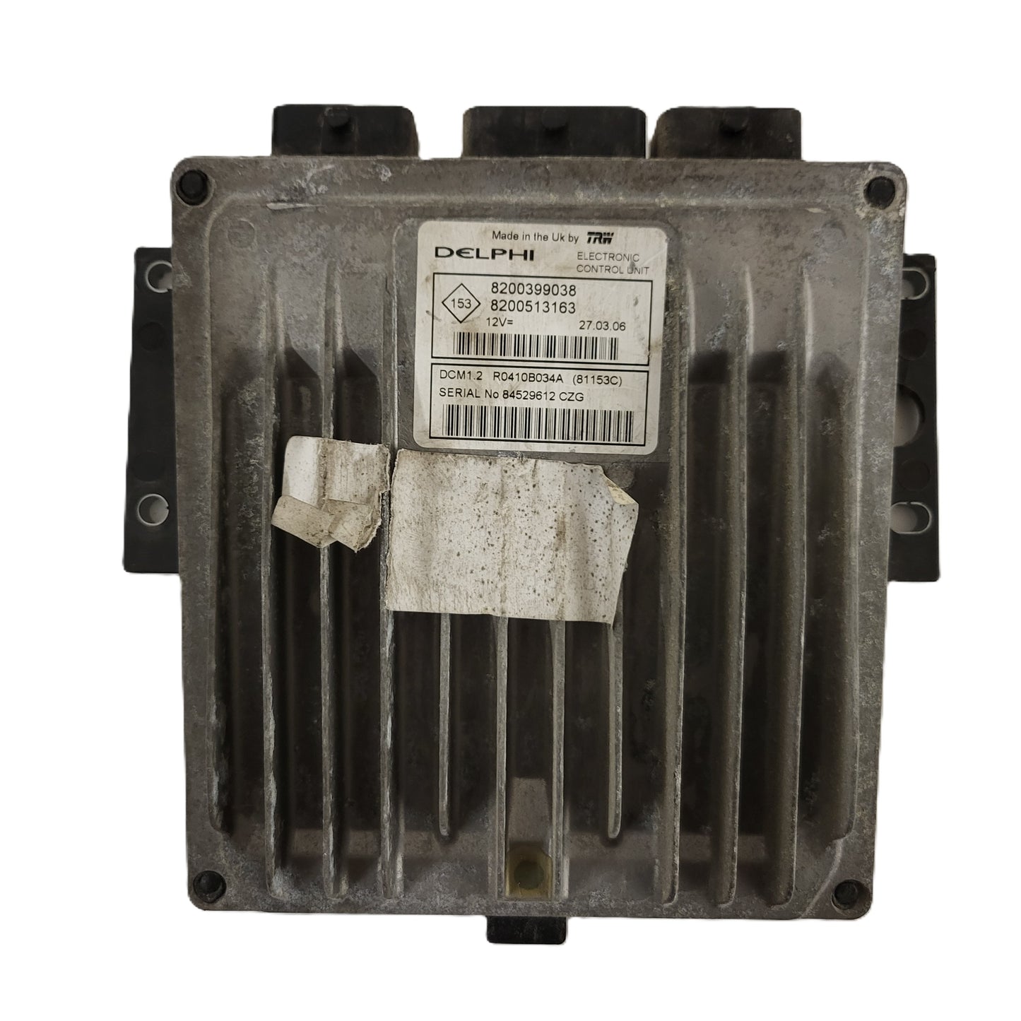 Renault ECU / 8200399038 / 8200513163 / R0410B034A / DCM1.2 / DELPHI