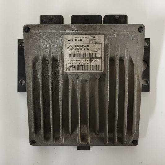 Renault ECU / 8200399038 / 8200513163 / R0410B034A / DCM1.2 / DELPHI