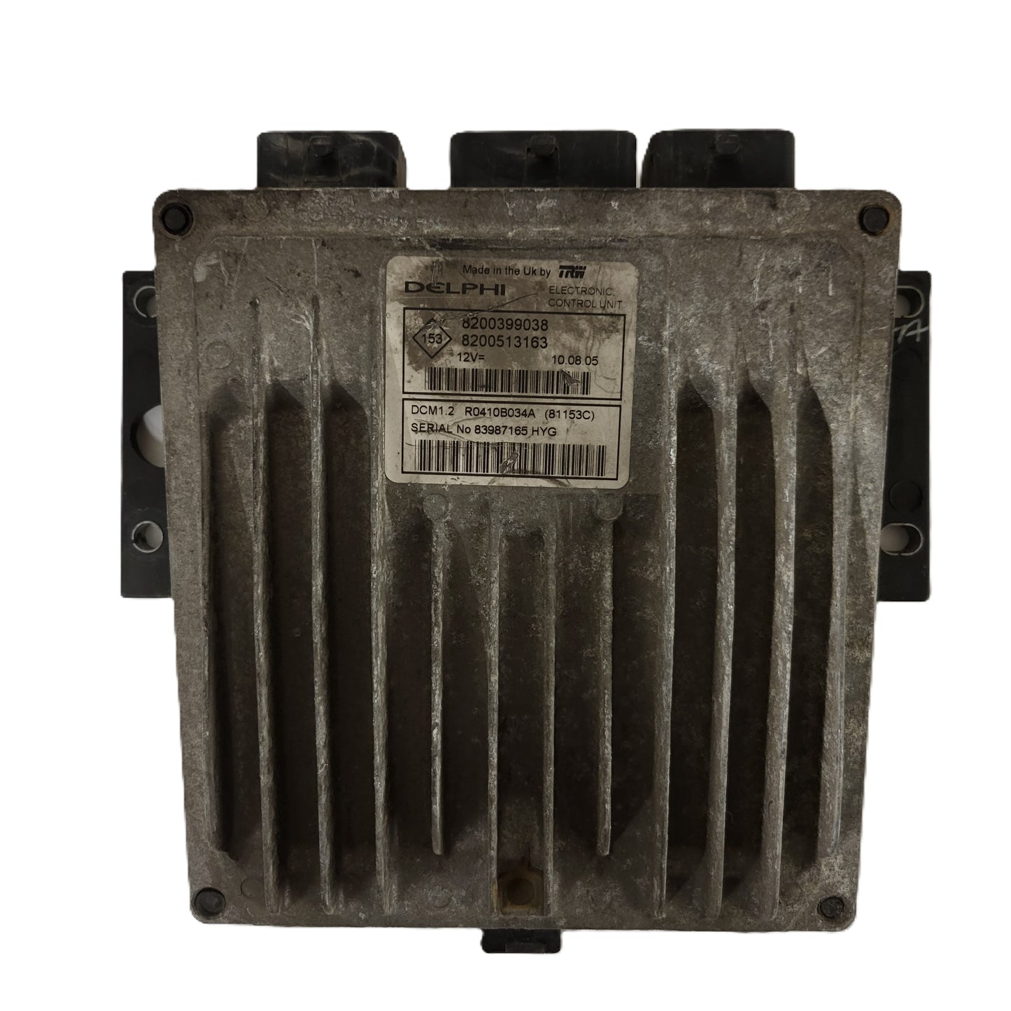 Renault ECU / 8200399038 / 8200513163 / R0410B034A / DCM1.2 / DELPHI