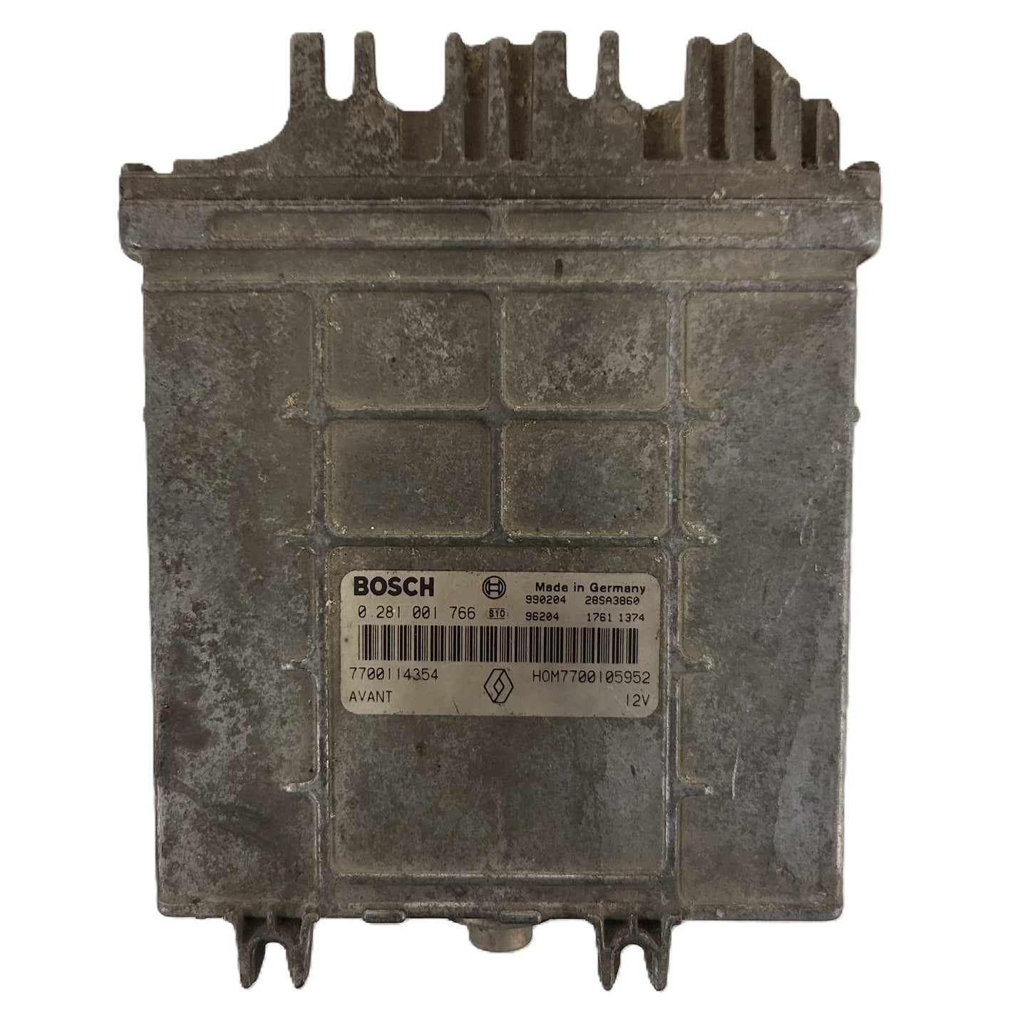 Renault ECU / 0281001766 / 7700114354 / HOM7700105952 / BOSCH