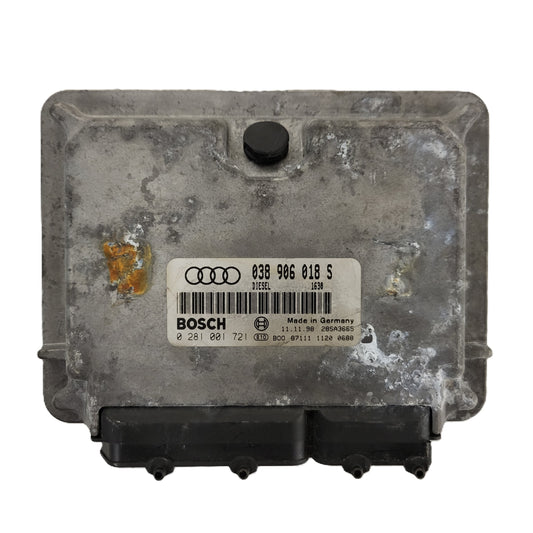 Audi A4 ECU / 038906018S / 0281001721 / BOSCH