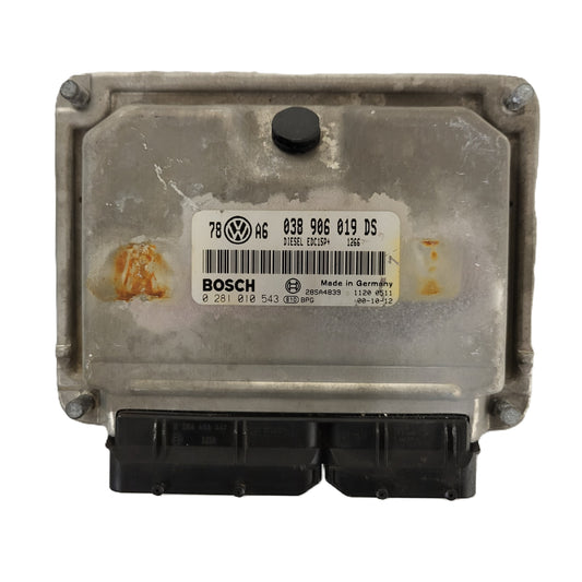 VW PASSAT B5 ECU / 038906019DS / 0281010543 / EDC15P+ / BOSCH