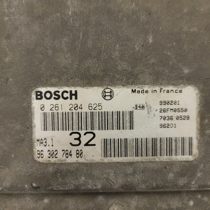 PEUGEOT CITROEN 106 SAXO ECU / 0261204625 / 9630278480 / MA3.1 / BOSCH