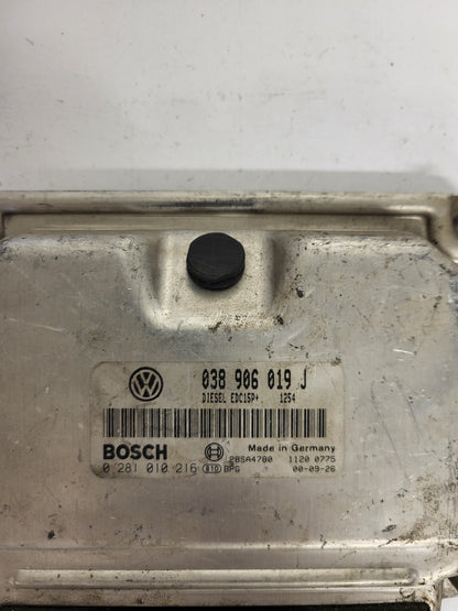 VW SHARAN ECU / 038906019J / 0281010216 / EDC15P+ / BOSCH