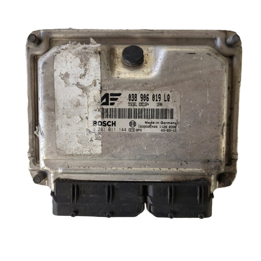 VW VOLKSWAGEN ECU / 038906019LQ / 0281011144 / EDC15P + / BOSCH