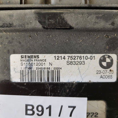 MINI COOPER 1.6 ECU / S118012001N / 1214752761001 / SIEMENS