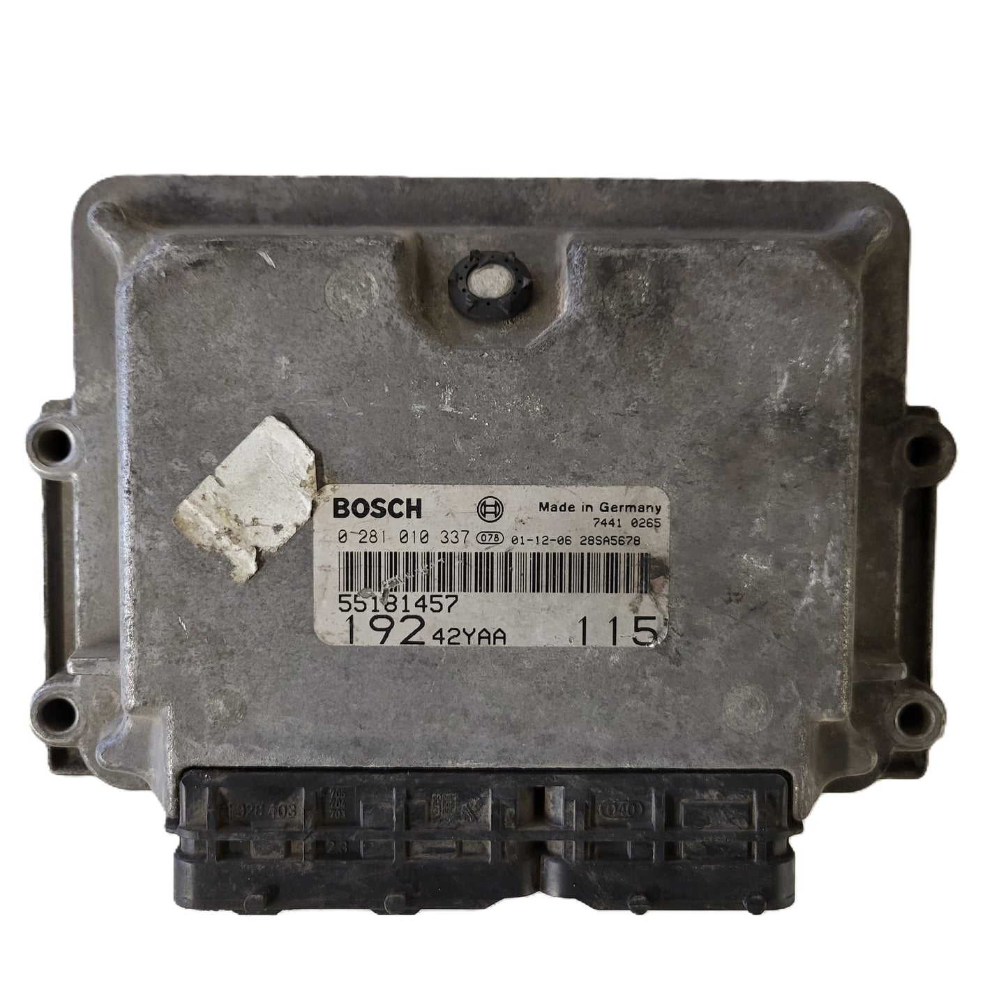 Fiat STILO ECU / 55181457 / 0281010337 / 19242YAA / BOSCH
