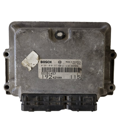 Fiat STILO ECU / 55181457 / 0281010337 / 19242YAA / BOSCH