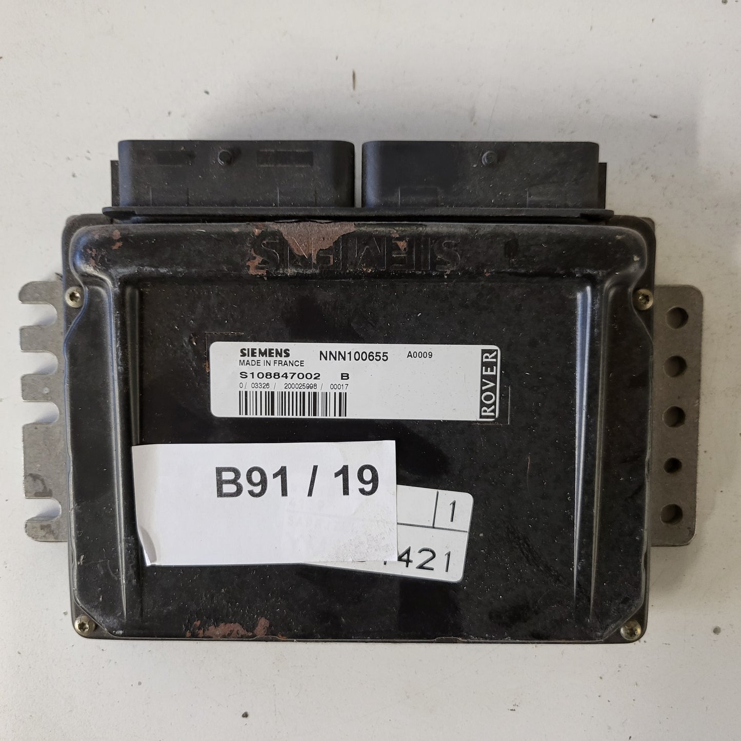 ROVER 75 2.0 ECU / S108847002B / NN100655 / SIEMENS