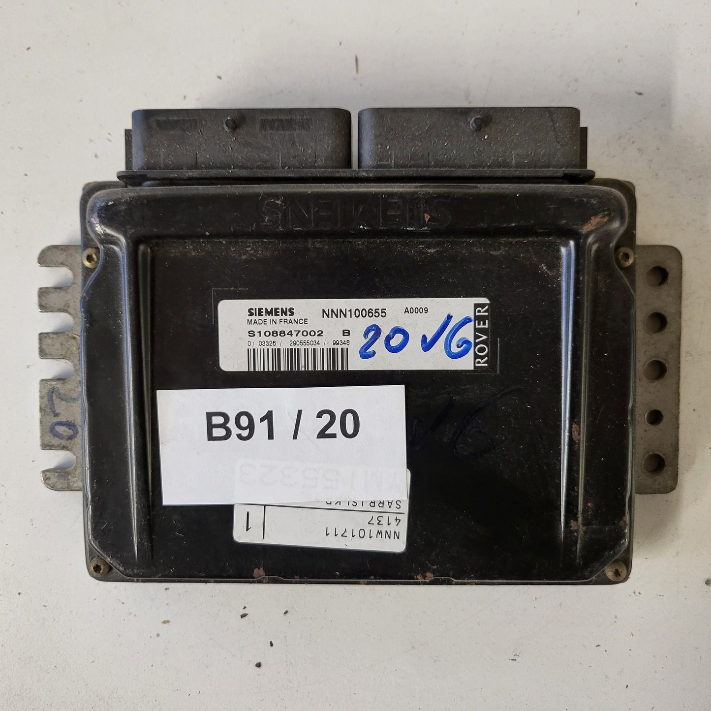 ROVER 75 2.0 ECU / S108847002B / NN100655 / SIEMENS