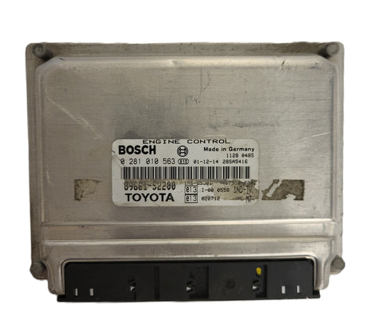 TOYOTA YARIS ECU / 0281010563 / 89661-52200 / BOSCH