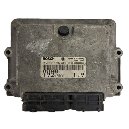 Fiat STILO ECU / 0281011553 / 55198058 / 19247EAA / BOSCH