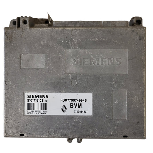 Renault Clio ECU / S101718103C / HOM7700749946 / 7700864507 / S101718103