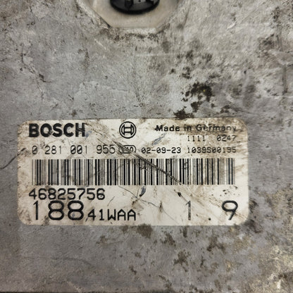 FIAT PUNTO ECU / 0281001955 / 46825756 / BOSCH