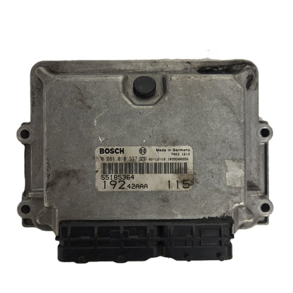 Fiat Stilo 1.9 JTD ECU / 0281010337 / 55185364 / BOSCH