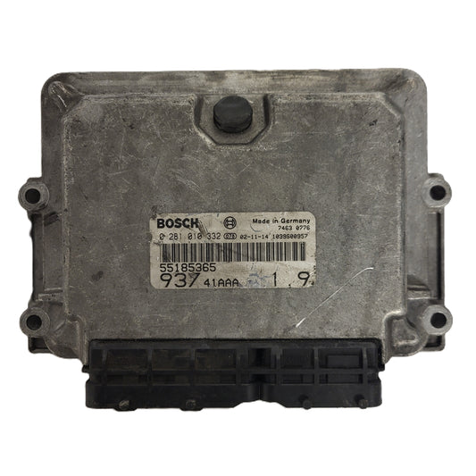 ALFA 147 ECU / 0281010332 / 55185365 / BOSCH