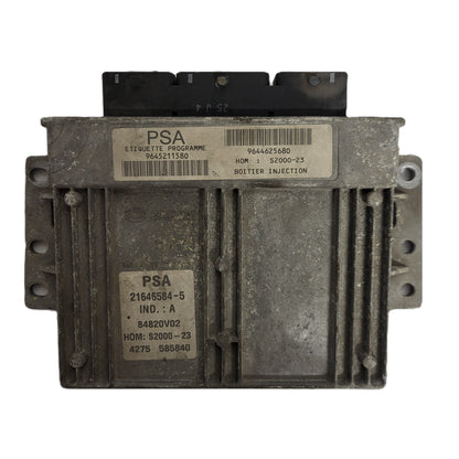 PEUGEOT 206 ECU / 21646584-5 / 9645211580 / 9644625680 / S2000-23