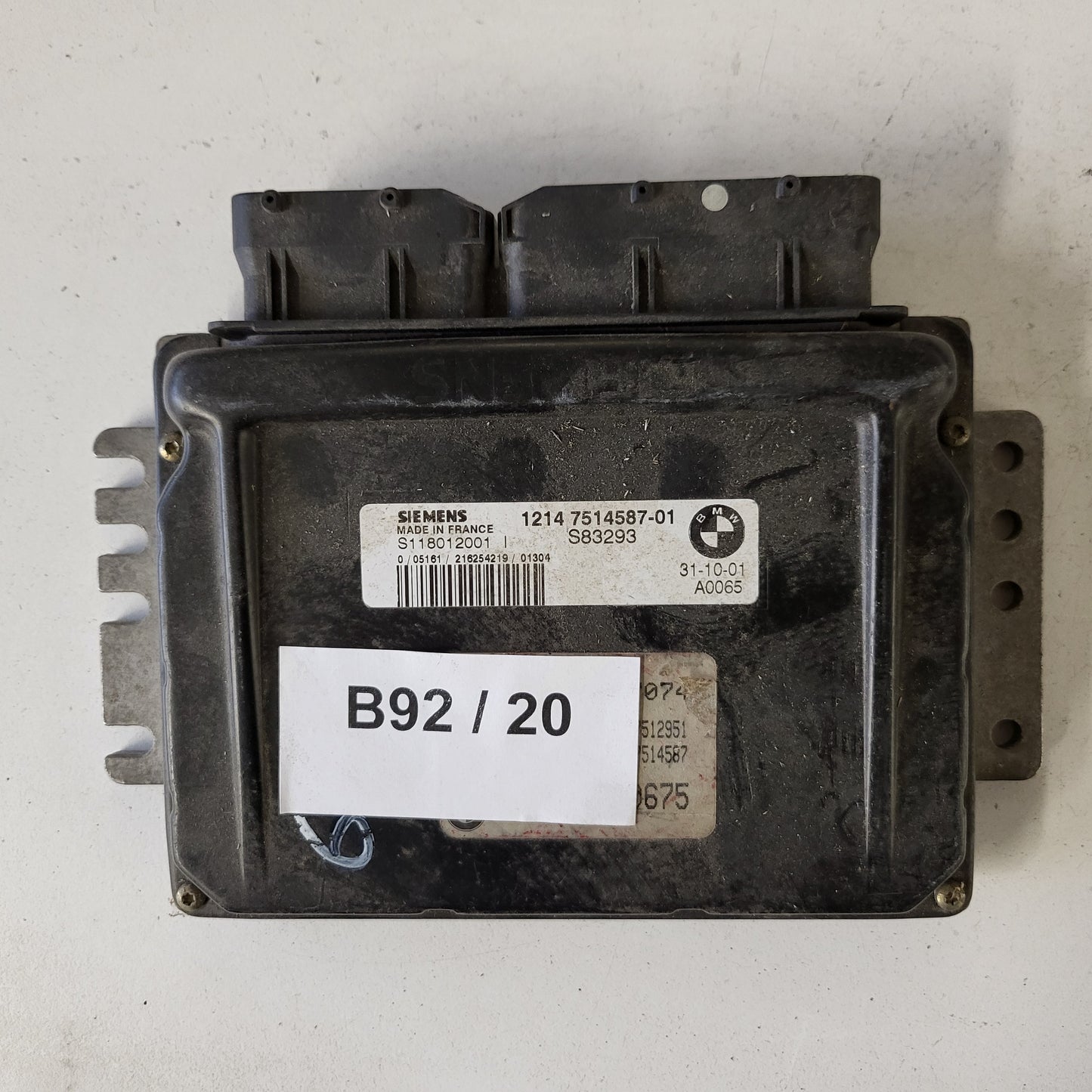 MINI COOPER 1.6 ECU / S118012001I / 1214751458701 / S83293 / SIEMENS