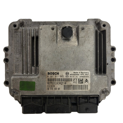 PEUGEOT 207 ECU / 0281011965 / 9657650080 / EDC16C34 / 9653958980 / BOSCH