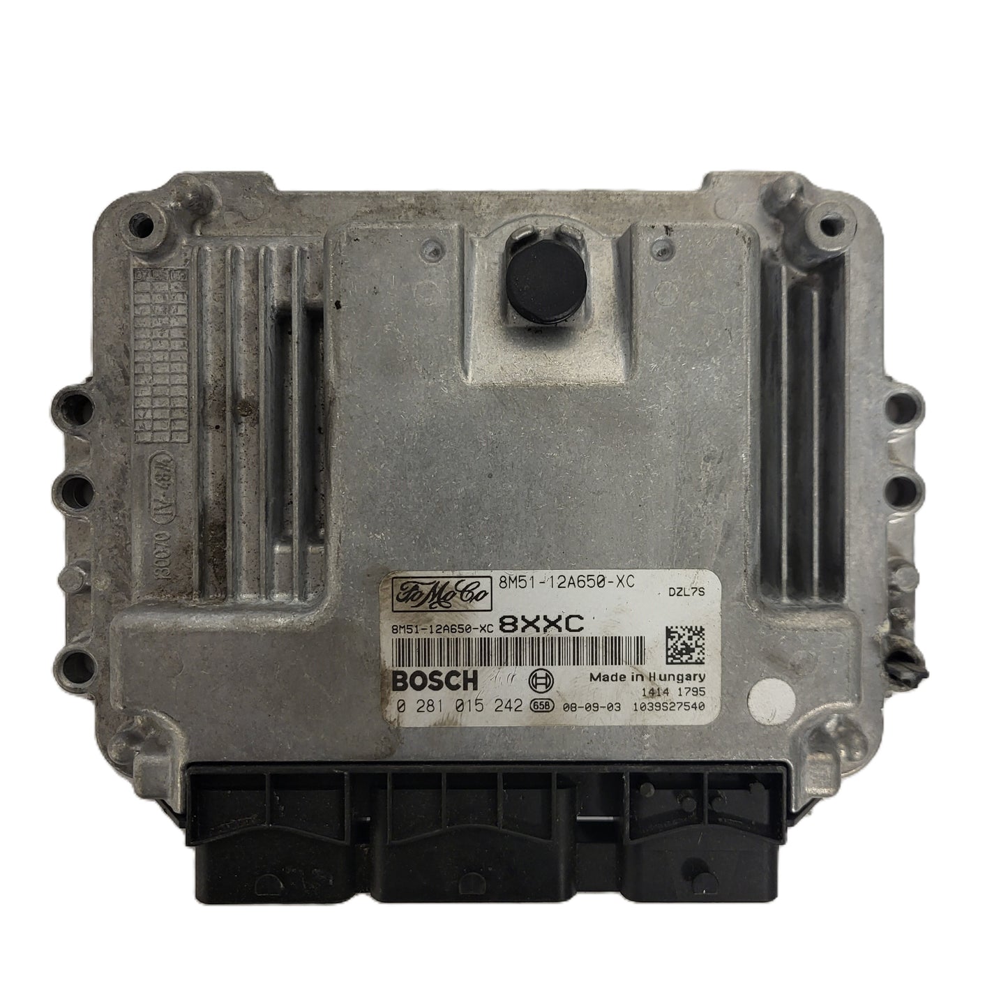 FORD FOCUS ECU / 8M51-12A650-XC / 0281015242 / 8XXC / DZL7S / BOSCH