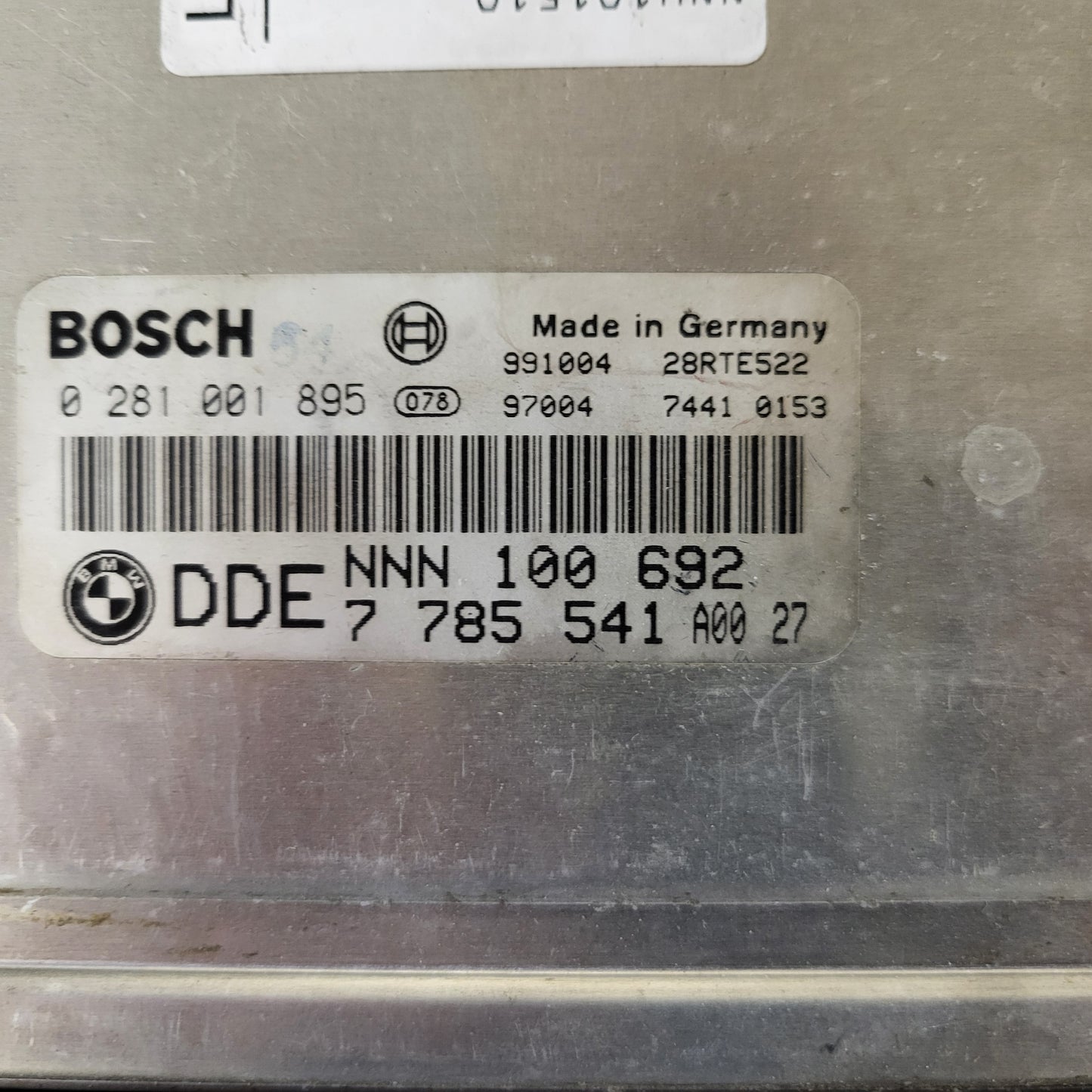 ROVER 75 ECU / 0281001895 / 7785541 / NNN100692 / BOSCH (BMW)