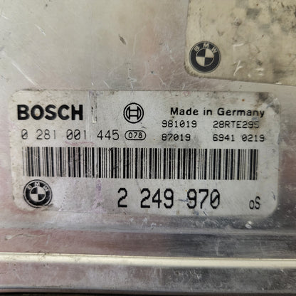 BMW E46 ECU / 0281001445 / 2249970 / BOSCH