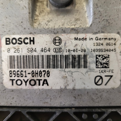 TOYOTA AYGO ECU / 0261S04464 / 89661-0H070 / 1KR-FE / BOSCH