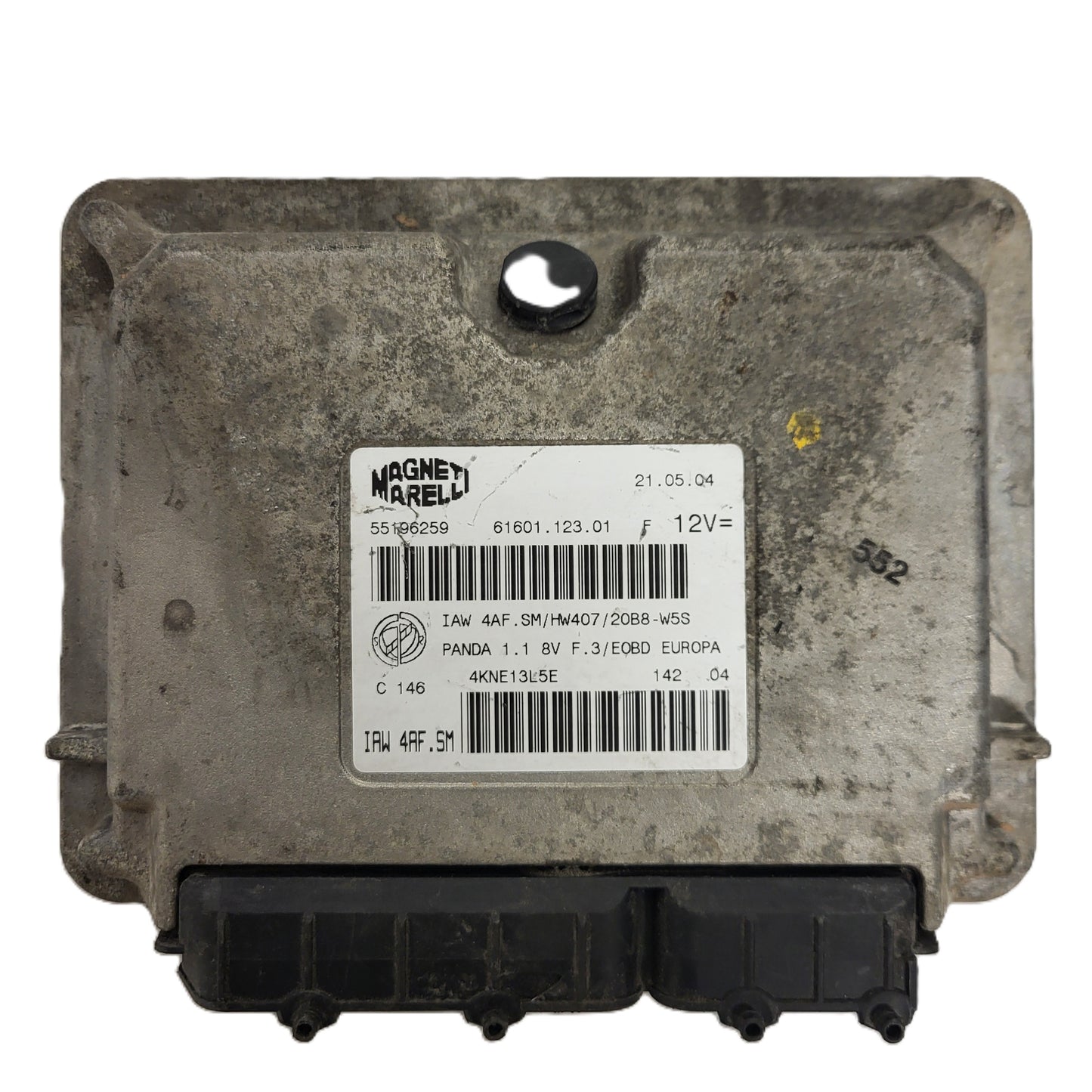 FIAT PANDA ECU / 55196259 / IAW 4AF.SM / HW407 / MAGNETI MARELLI