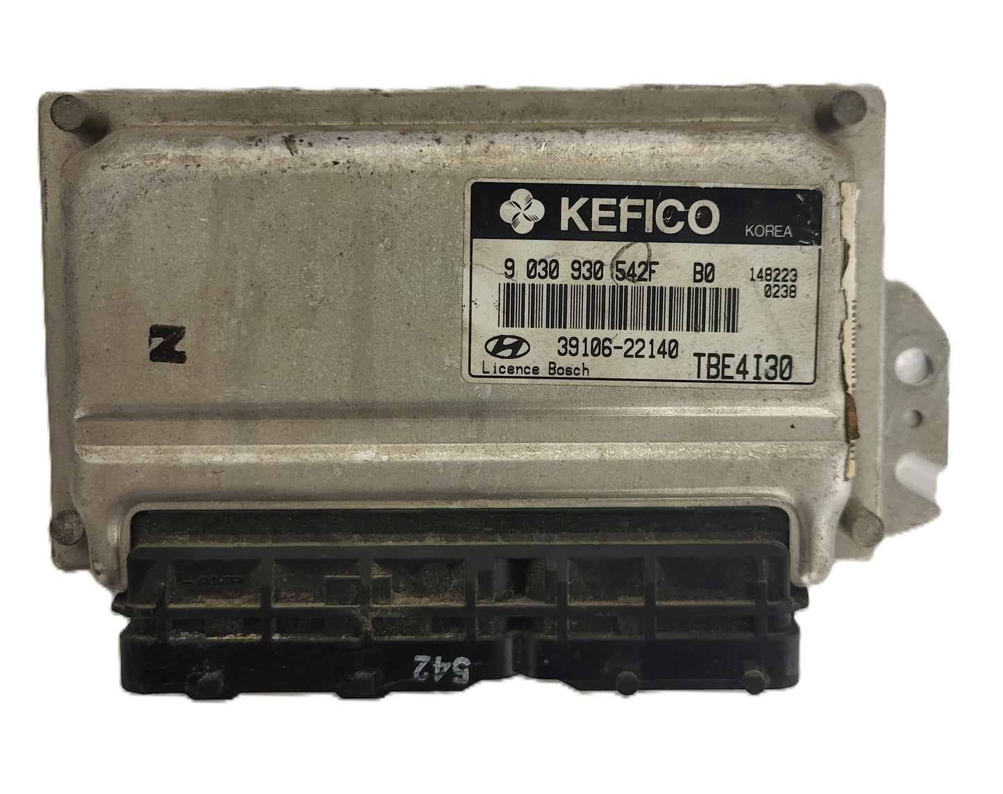 HYUNDAI GETZ ECU / 39106-22140 / 9030930542F / TBE4I30 / KEFICO
