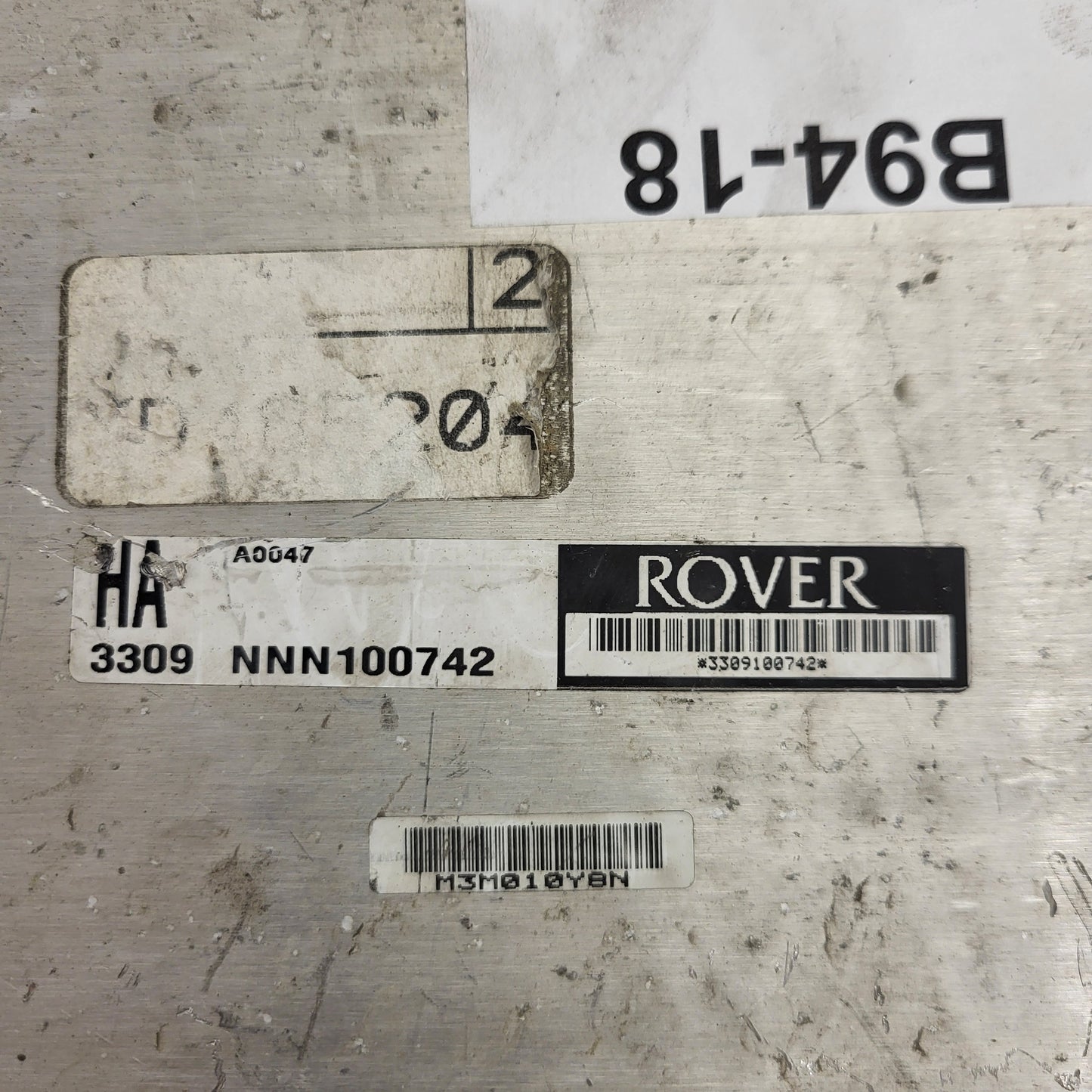 ROVER MG ZR 25 45 200 ECU / NNN100742 / HA