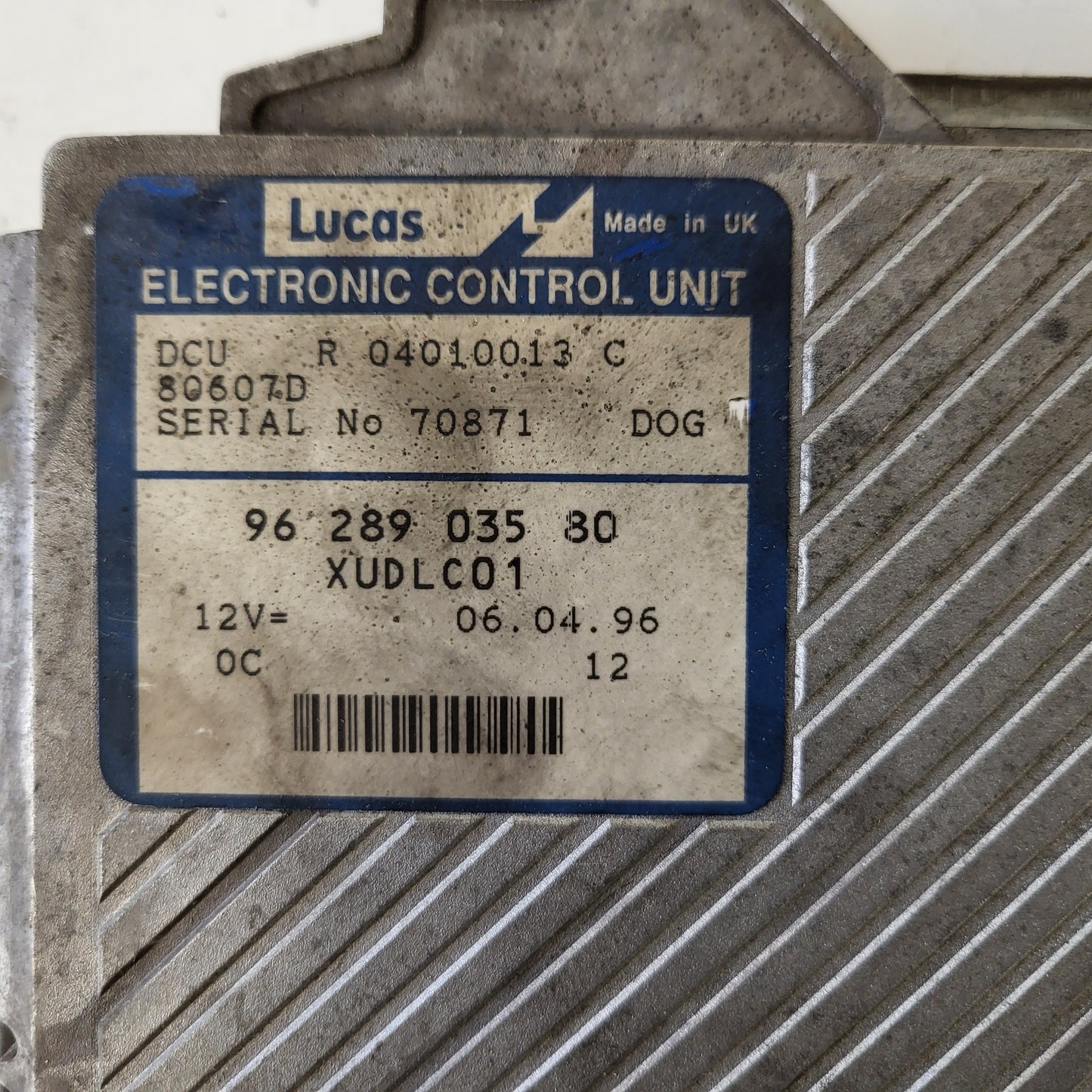 Fiat Ulysse 2.1D ECU / 9628903580 / R04010013C / LUCAS