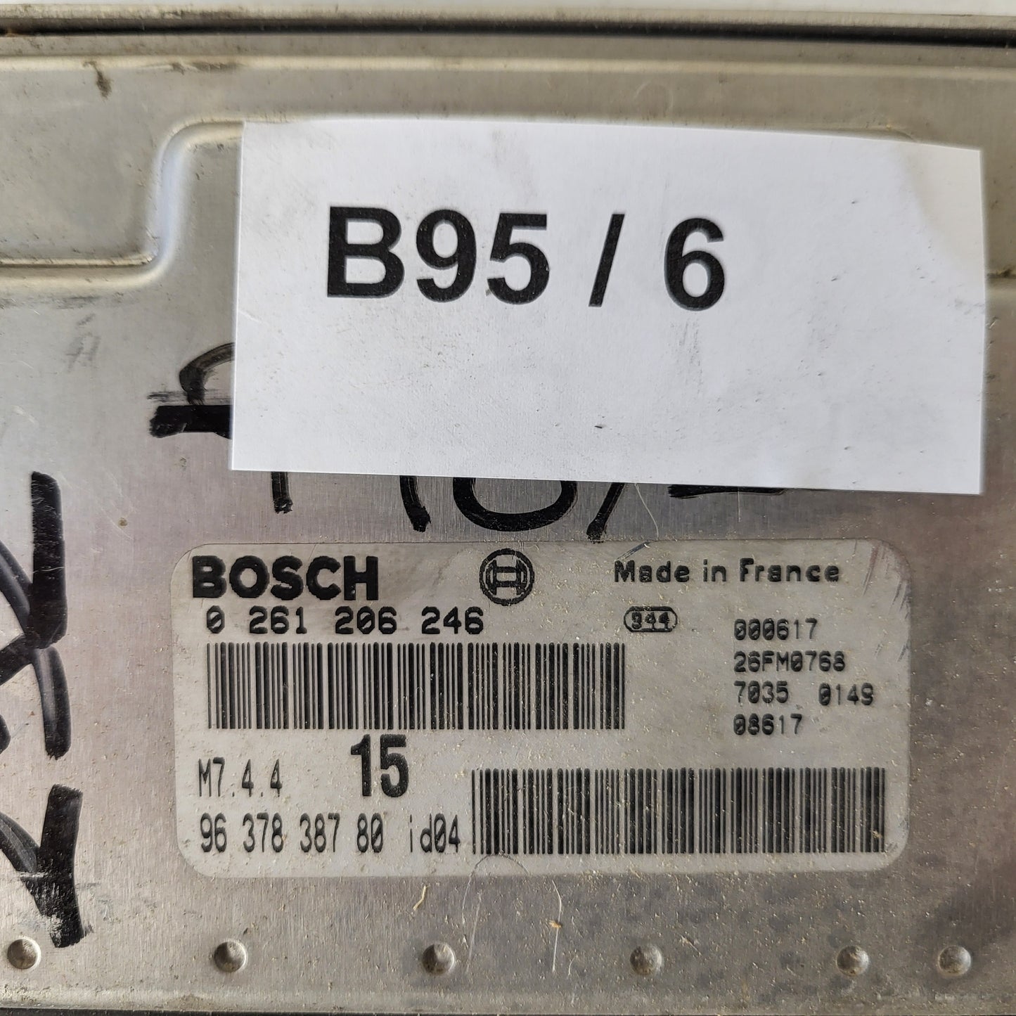 Peugeot Citroen ECU / 0261206246 / M7.4.4 / 9637838780 / BOSCH