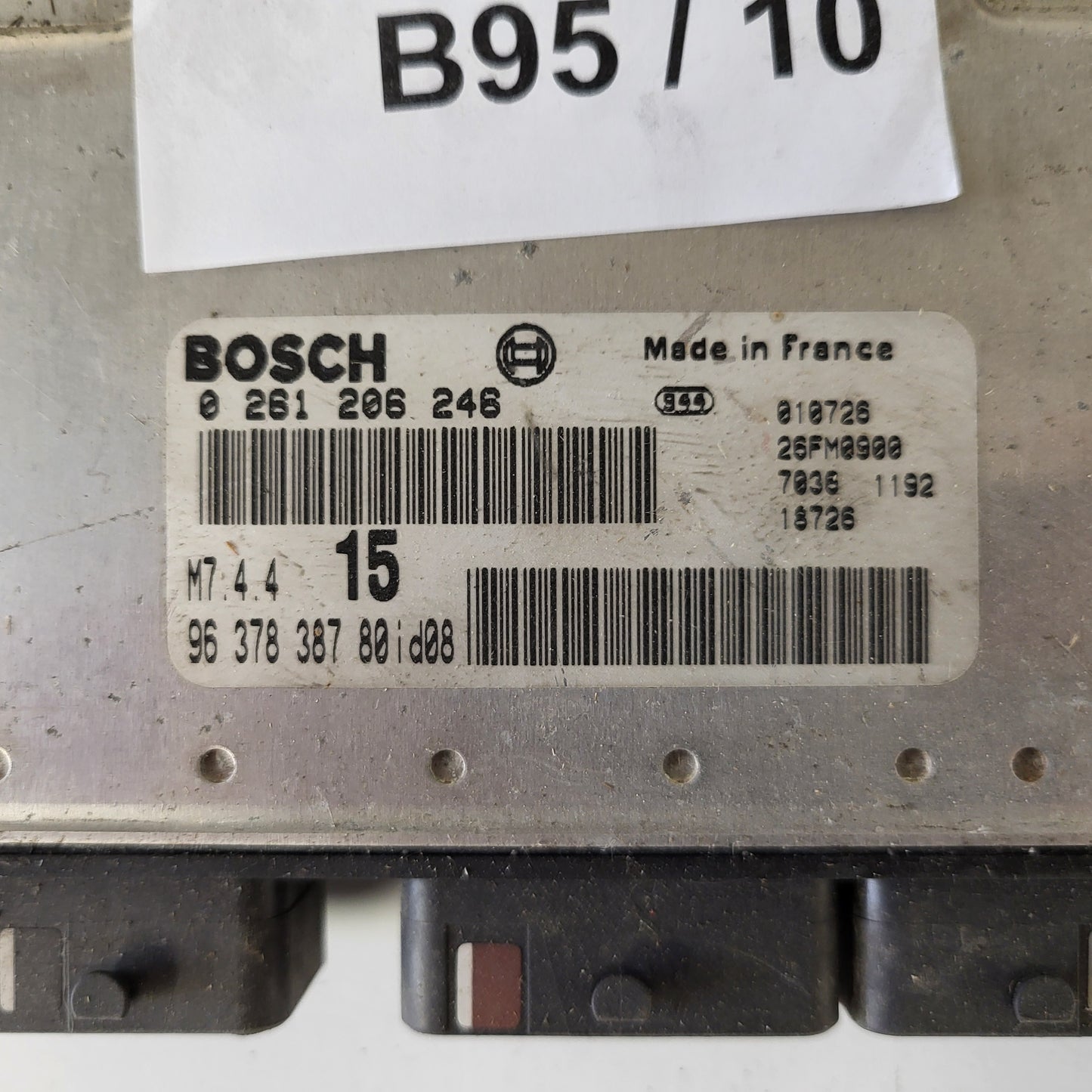 Peugeot Citroen ECU / 0261206246 / M7.4.4 / 9637838780 / BOSCH