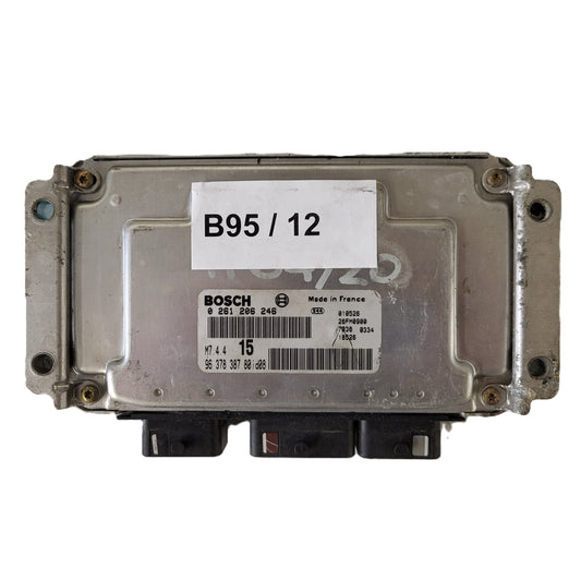 Peugeot Citroen ECU / 0261206246 / M7.4.4 / 9637838780 / BOSCH