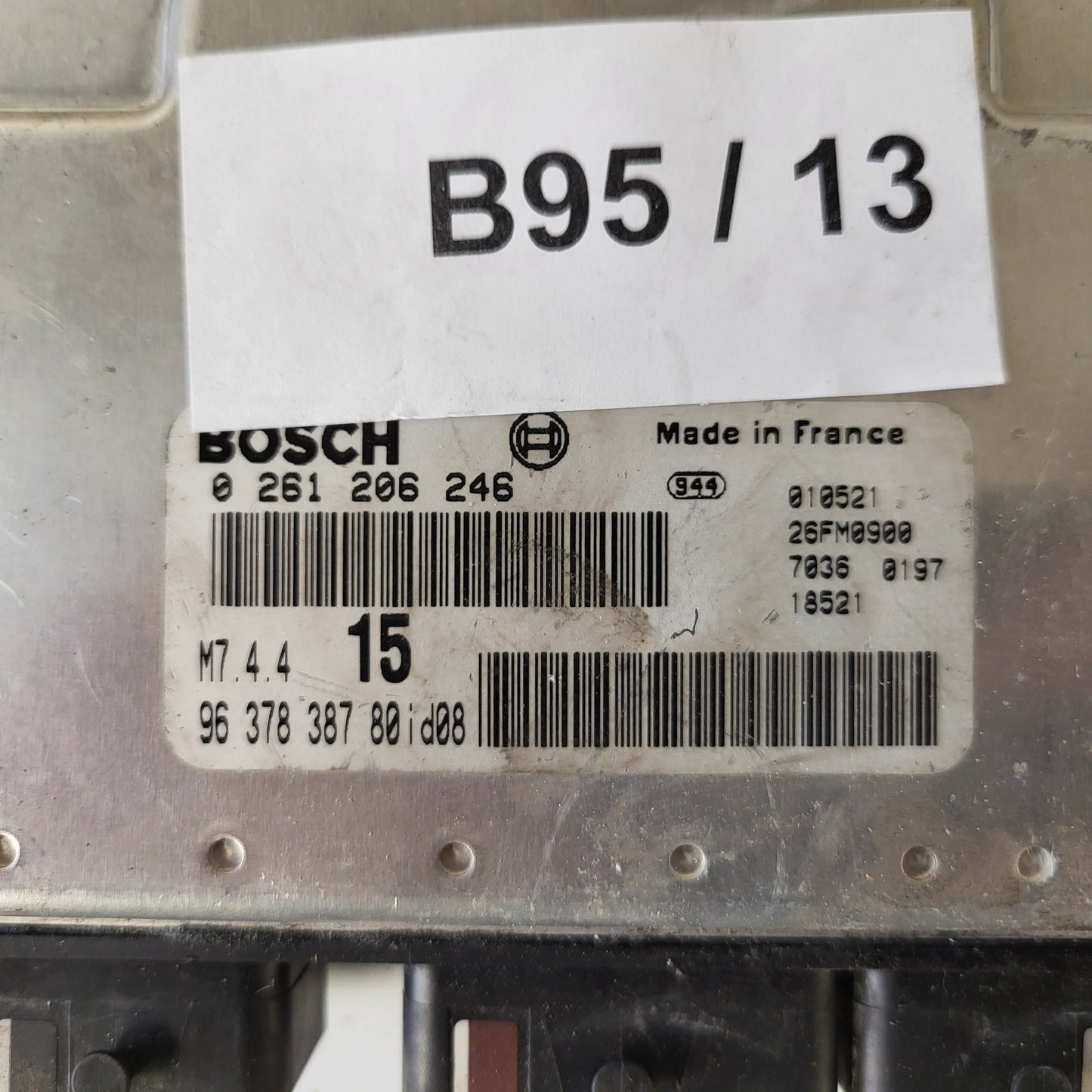 Peugeot Citroen ECU / 0261206246 / M7.4.4 / 9637838780 / BOSCH