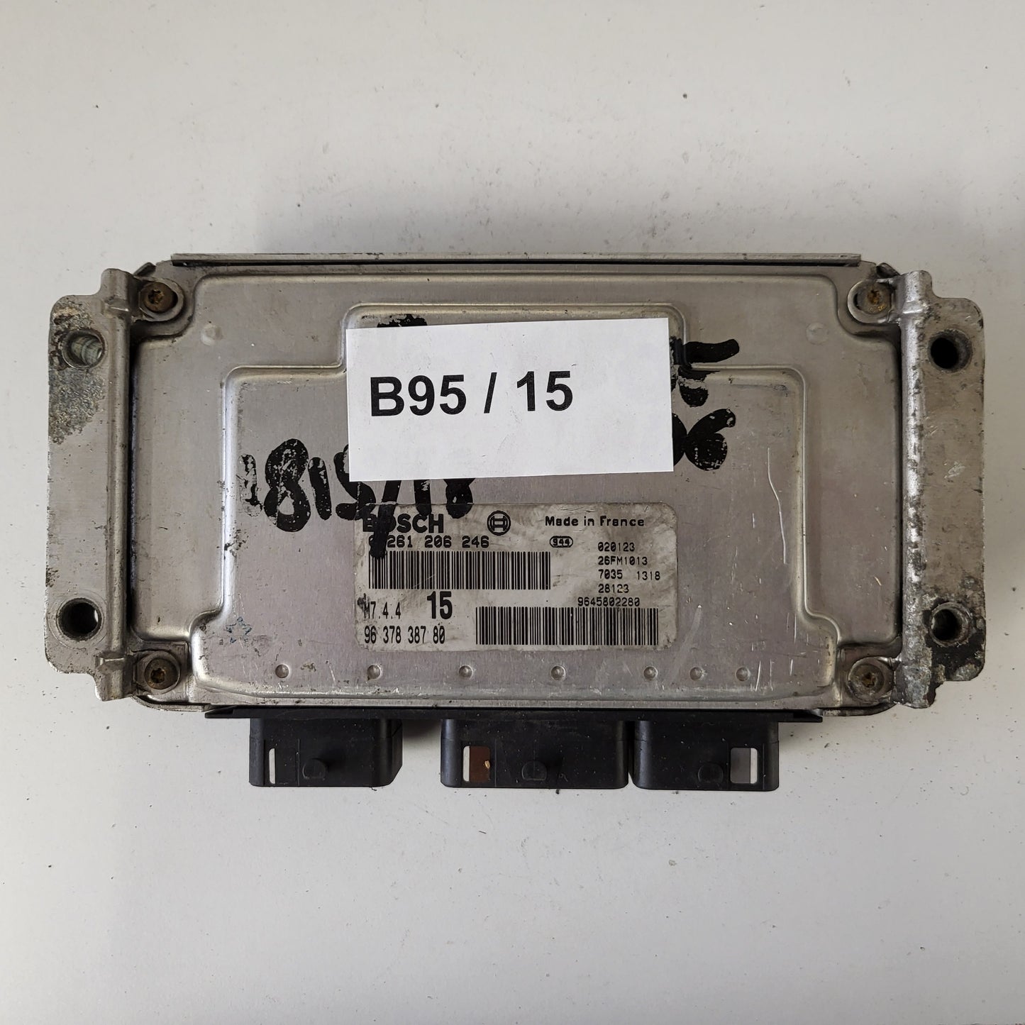 Peugeot Citroen ECU / 0261206246 / M7.4.4 / 9637838780 / BOSCH