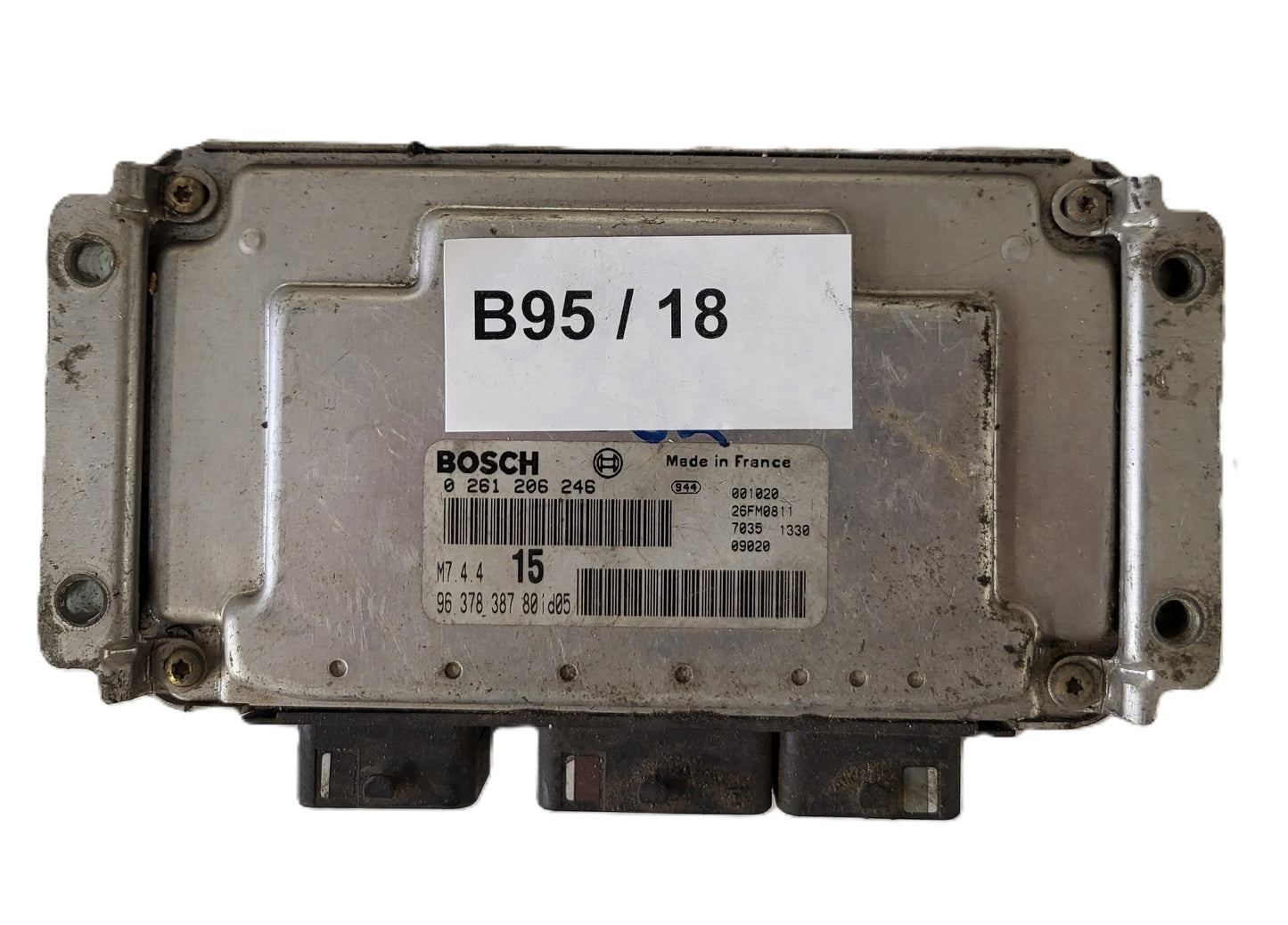Peugeot Citroen ECU / 0261206246 / M7.4.4 / 9637838780 / BOSCH