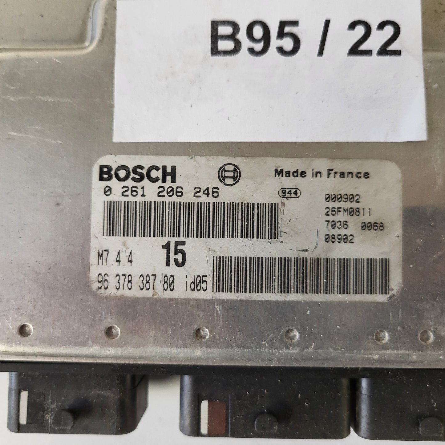 Peugeot Citroen ECU / 0261206246 / M7.4.4 / 9637838780 / BOSCH