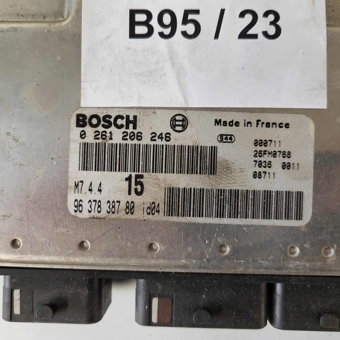 Peugeot Citroen ECU / 0261206246 / M7.4.4 / 9637838780 / BOSCH