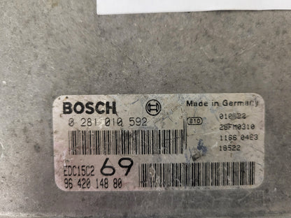 Peugeot Citroen ECU / 0281010592 / 9642014880 / EDC15C2 / BOSCH