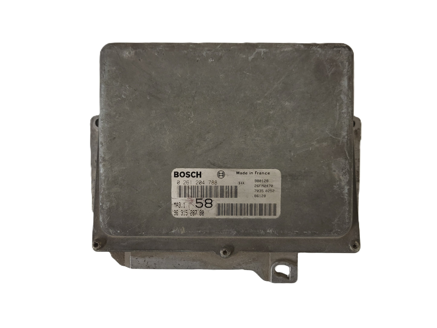 Peugeot Citroen ECU / 0261204788 / 9631528780 / MA3.1 / BOSCH
