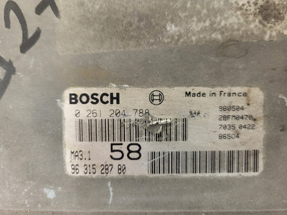 Peugeot Citroen ECU / 0261204788 / 9631528780 / MA3.1 / BOSCH