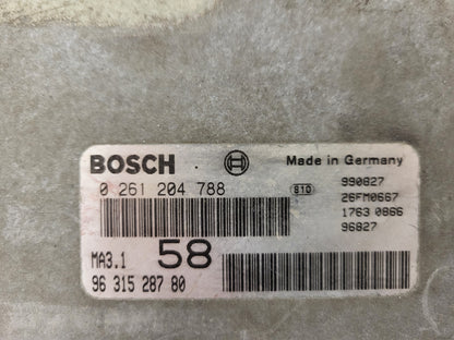 Peugeot Citroen ECU / 0261204788 / 9631528780 / MA3.1 / BOSCH