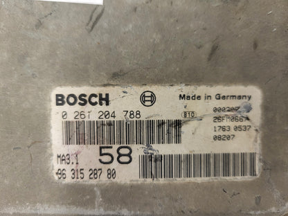 Peugeot Citroen ECU / 0261204788 / 9631528780 / MA3.1 / BOSCH