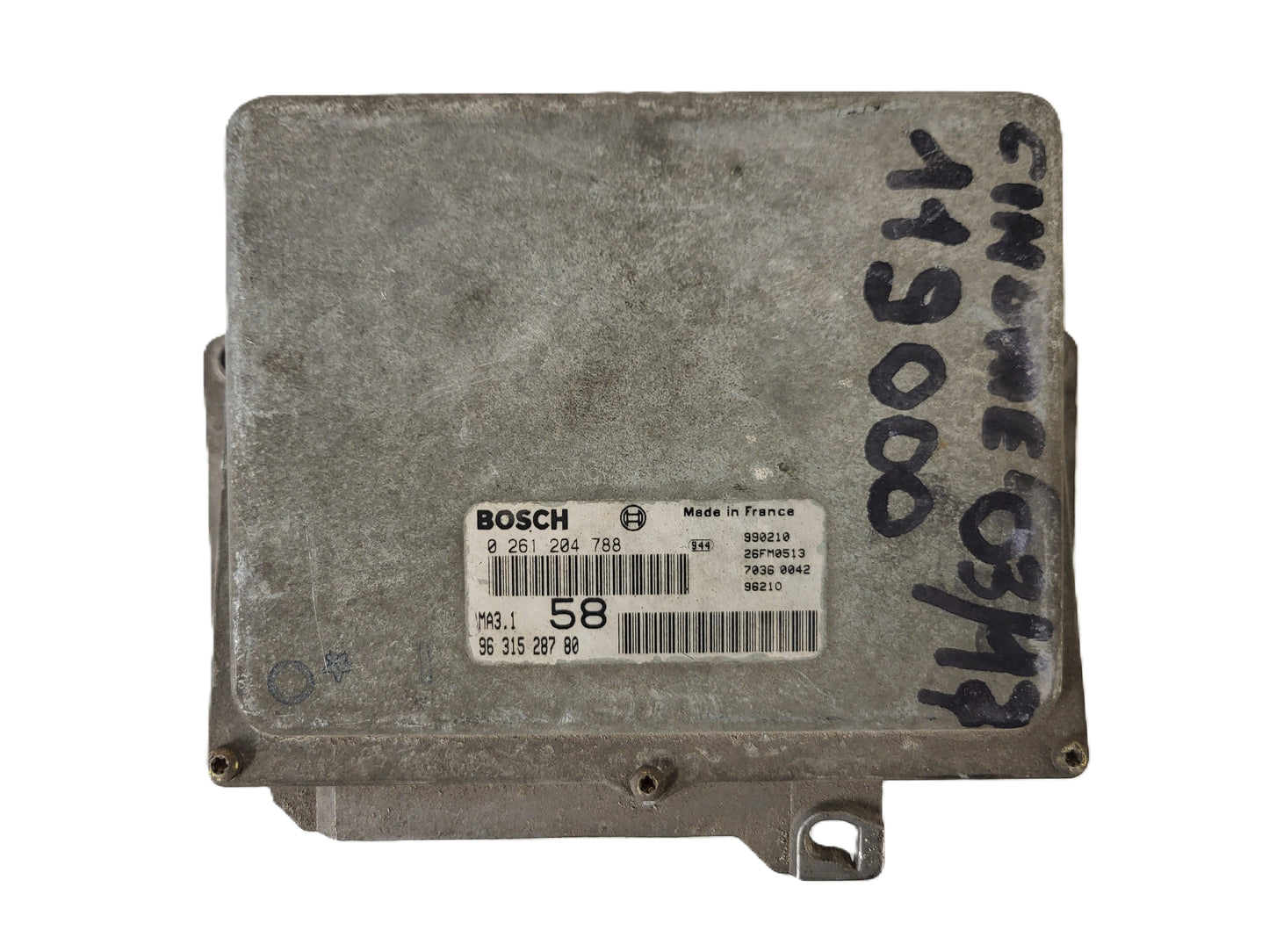 Peugeot Citroen ECU / 0261204788 / 9631528780 / MA3.1 / BOSCH