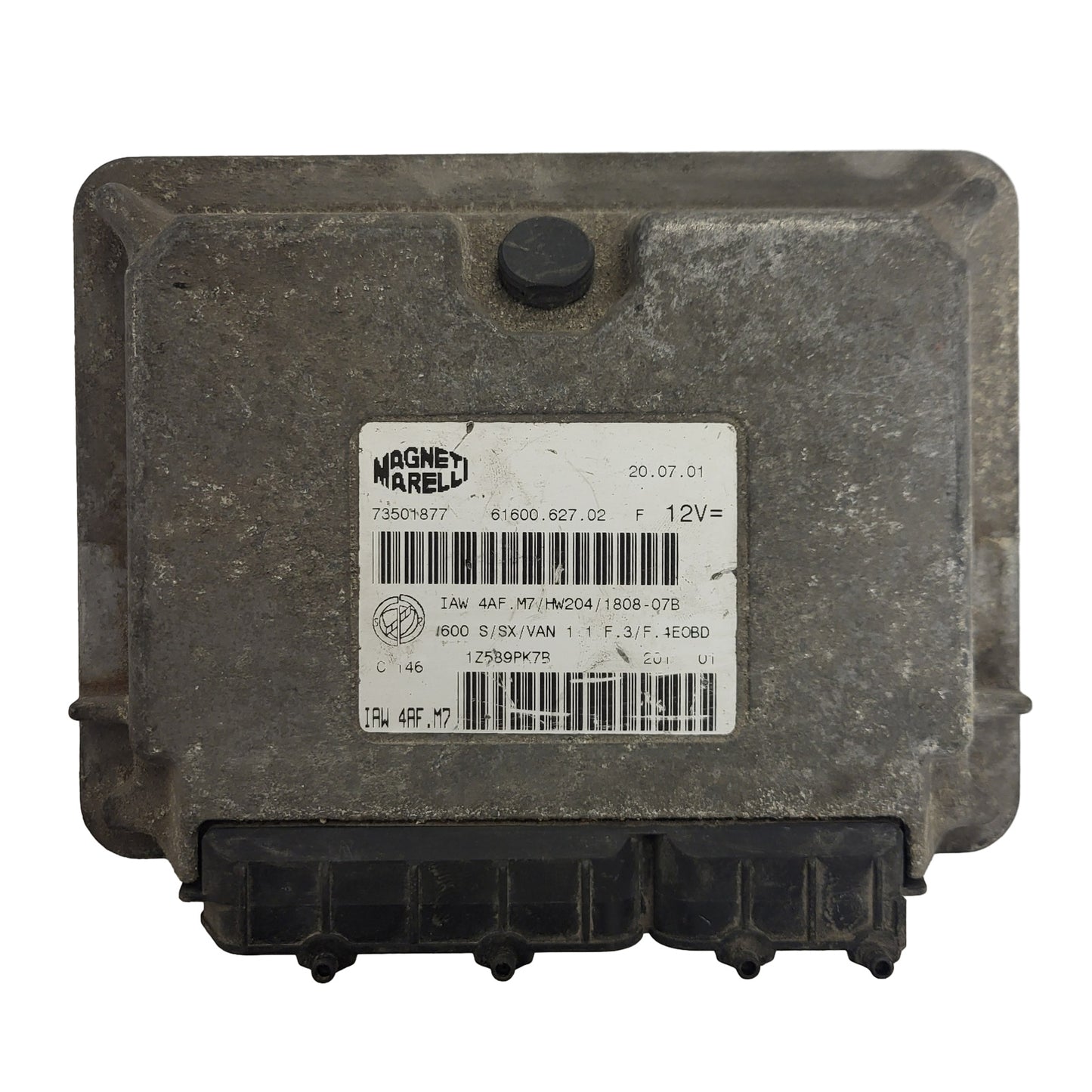 Fiat 600 1.1 ECU / IAW 4AF.M7 / 73501877 / HW204 / 61600.627.02