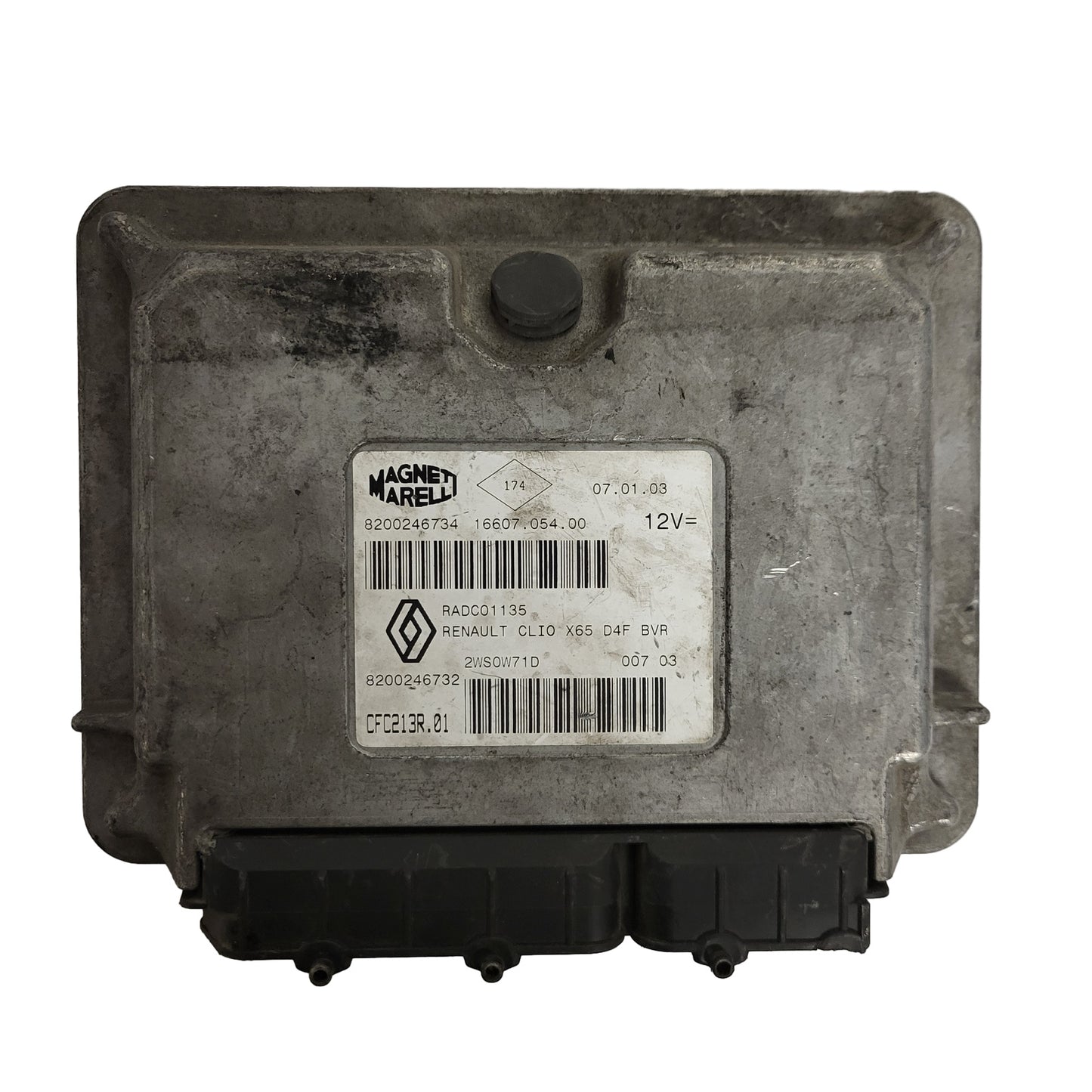 RENAULT ECU / 8200246734 / CFC213R.01 / CFC213R.01 / 16607.054.00 / MAGNETI MARELLI